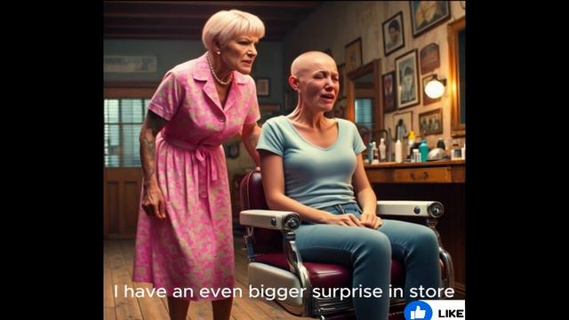 Haircut Stories - Aunt Claire's Forced Buzzcut At Frank's Barber Shop 3: Headshave Buzz Cut Bald
