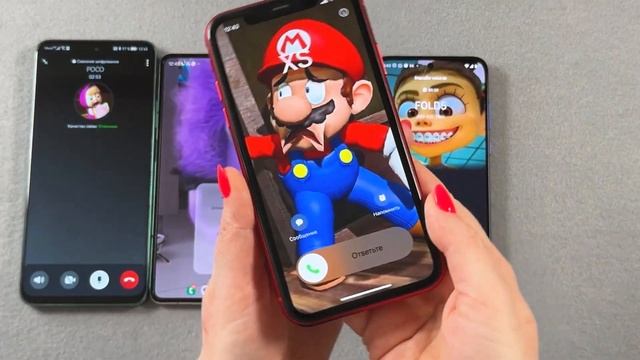 Viber, TrueCaller & Incoming Calls Huawei NY90 + Samsung Z Fold 5 + Moto E30N + iPhone 11 смотреть онлайн