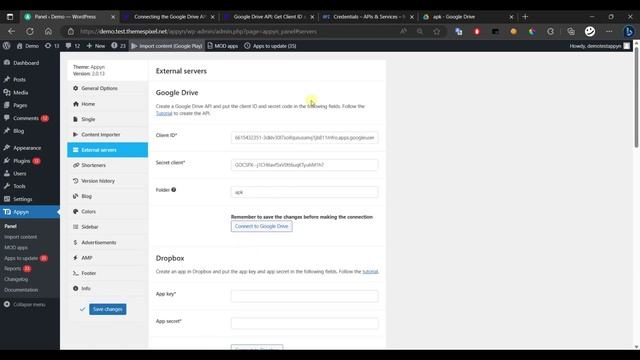 Google Drive API: Get Client ID and Secret for Storage - Appyn Theme смотреть онлайн