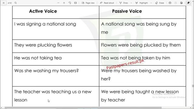 Active Voice and Passive Voice Rules For Past Continuous Tense | 9th,10th,1st Year & 2nd Year смотреть онлайн