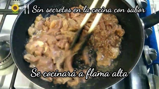 Comida China Con Res Y Brócoli|#SinSecretosEnLaCocinaConSabor.