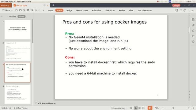 Geant4 tutorial 0 -- install and how to use it by docker. смотреть онлайн