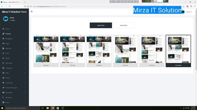 Free News, Magazine and Blog CMS Script Download Mirza IT Solition смотреть онлайн