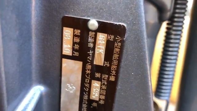 Тест лодочного мотора в Японии Yamaha CV30лс