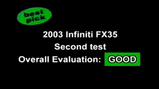 Crash Test 2003-2005 Infiniti FX35 Frontal Impact смотреть онлайн