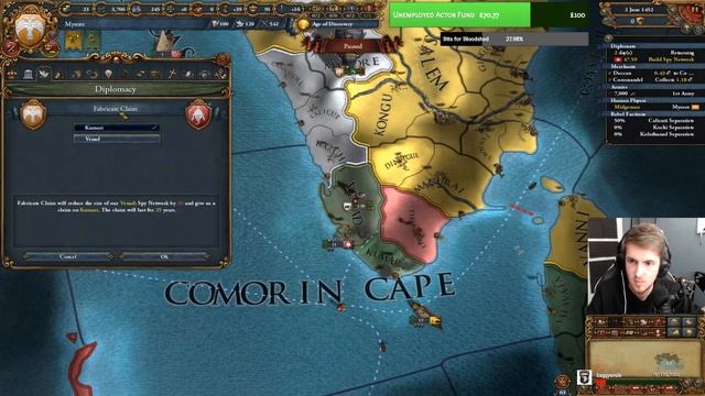 Europa Universalis IV - Dharma DLC | The Tiger of Mysore Achievement | #1 смотреть онлайн