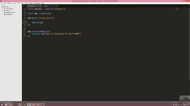 Create node server and express app sinhala tutorial part 2 смотреть онлайн