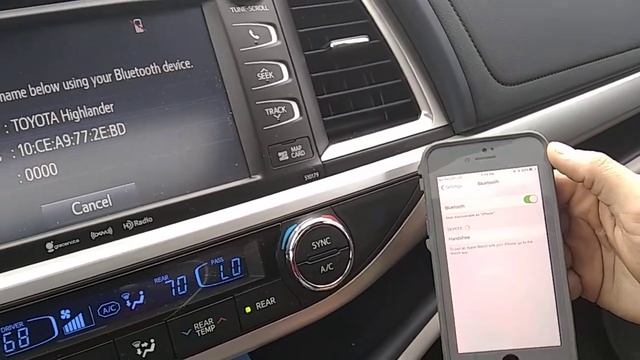 2018 Toyota Highlander Bluetooth connection смотреть онлайн