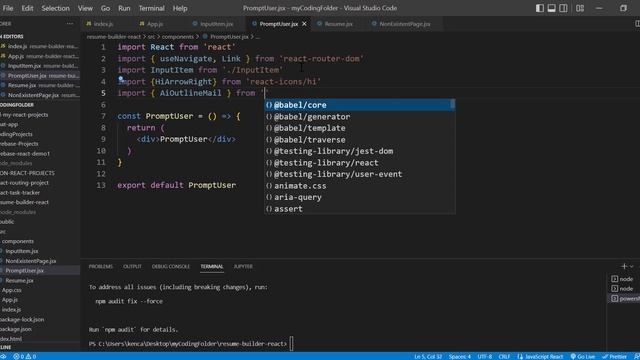 Part 1: Build a Resume Builder using React JS смотреть онлайн