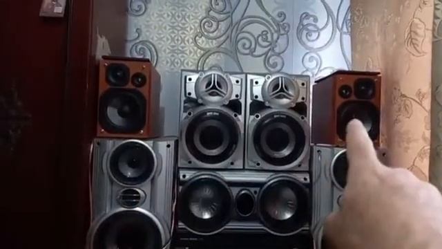 Домашний кинотеатр PANASONIC SA PT150 роскачивает колонки PANASONIC SB PMX1 смотреть онлайн