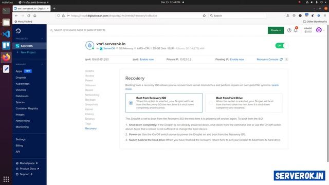 How to reset DigitalOcean Droplet root password смотреть онлайн