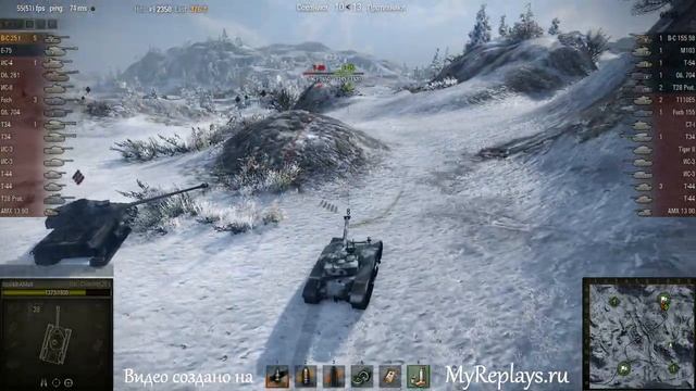 WOT: - Bat Chatillon 25 t - 10 фрагов - смотреть онлайн