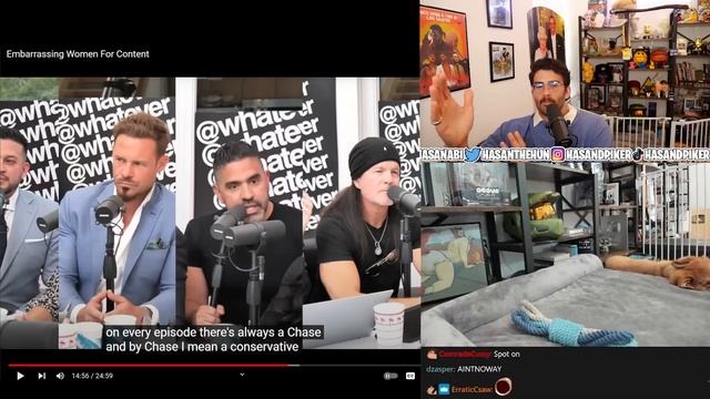 Embarrassing Women For Content | Hasanabi & Jarvis Johnson react смотреть онлайн