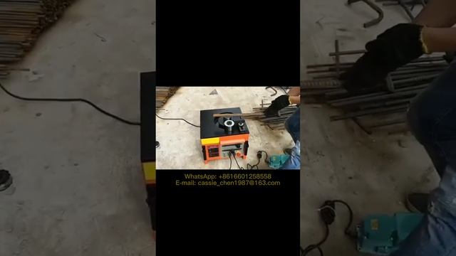 Bar Reber Benders cutting machine electric automatic construction steel Roll Bending Machine смотреть онлайн