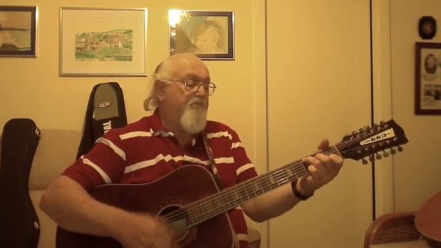 12-string Guitar: Mister Blue (Tom Paxton Cover) (Including Lyrics And Chords)