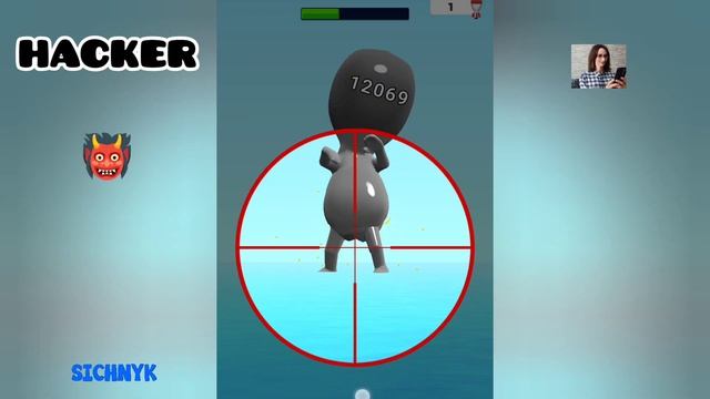LOOK AT THIS WEIRDO! ? NOOB vs PRO vs HACKER vs GOD in MAN RUNNER 2048 смотреть онлайн