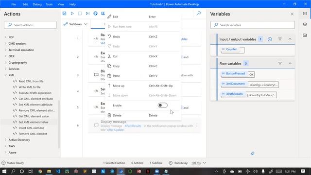How to Set Element Value / Element Attribute in XML Document | Power Automate Desktop flows | RPA смотреть онлайн