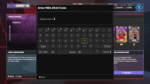 NBA 2K24 MyTEAM 2X XP Coin Locker Code смотреть онлайн