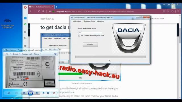Dacia Enter Code Radio - Free Dacia Radio Codes Calculator смотреть онлайн