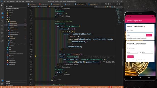 Final - Currency Convertor App in Flutter using OpenExchange API | Complete Flutter Tutorial смотреть онлайн