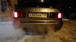 Ауди а8 D2 2.8 Икс пайп убран, добавлены пламгасы!!!