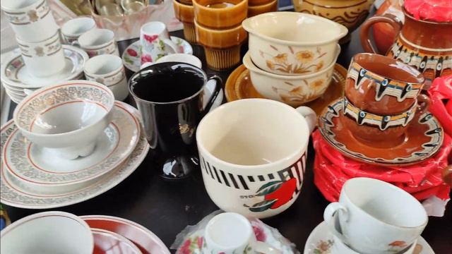 ЕДУ на БАРАХОЛКУ в ГЕРМАНИЮ, город Aue. НЕВЕРОЯТНОЕ количество ВИНТАЖНОЙ КРАСОТЫ! Fleamarket GERMAN