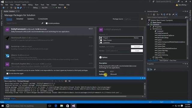 63. (C# Basics Beginner Tutorial) NuGet Packages смотреть онлайн