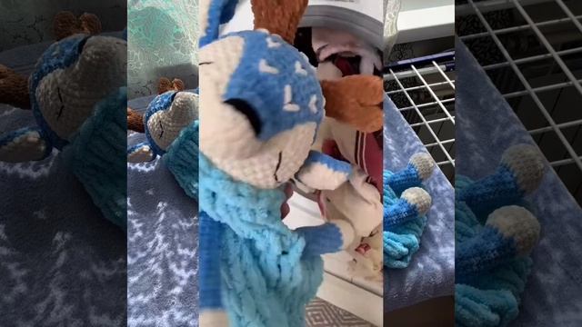 Как постирать вязаную игрушку?