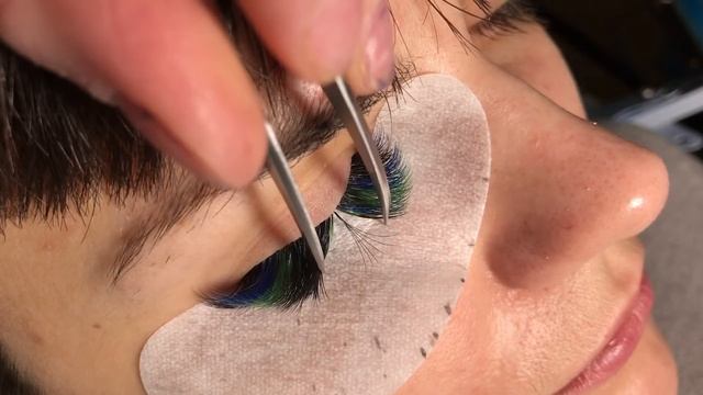 Цветное наращивание ресниц Мастер Ташута Татьяна смотреть онлайн