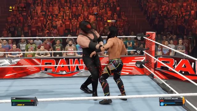 WWE Kane vs Seth Rollins World heavyweight championship 2K23 Raw смотреть онлайн