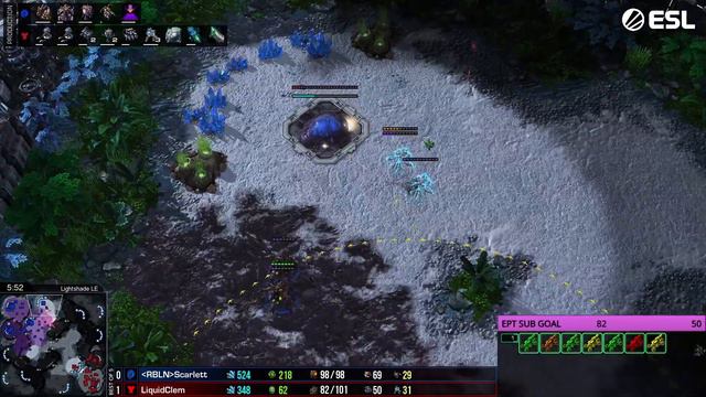 StarCraft 2 - CLEM FORCES SCARLETT TO CHANGE HER TOOLS (Best-of-5) смотреть онлайн