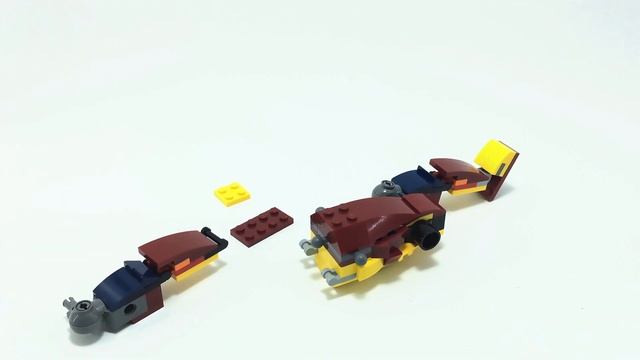 LEGO MECH ROBOT MOC - LEGO CREATOR 31102 alternative build instructions Part 3 смотреть онлайн