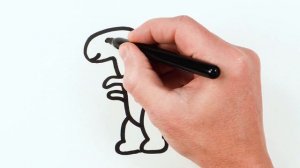 Рисуем фломастерами. Простой милый рисунок. Рисование для детей