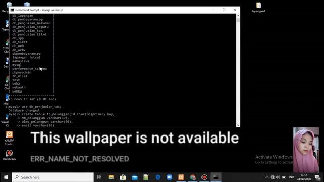 Membuat Database di Mysql Server Melalui CMD Dengan Perintah Show,Create,Use,Desc,Alter смотреть онлайн