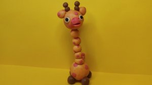 Как слепить из пластилина жирафа.