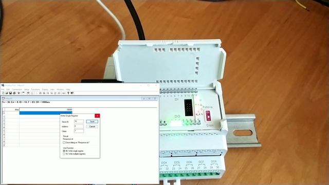 ПР100 с RS485. Управляем выходами. смотреть онлайн