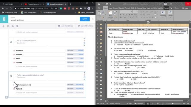 2.Esplikasaun Ho Oinsa atu kria Kuesionariu (Part 2) смотреть онлайн