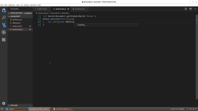 19.- Javascript? de 0 a 100 [Ajax con vanilla js] смотреть онлайн