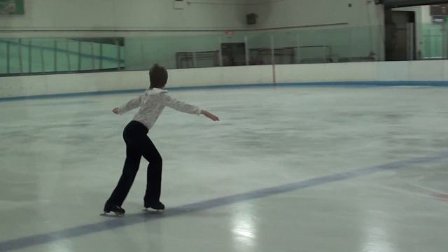 Daniel's figure skating competition at 2015 Robin Lee Midwest Open смотреть онлайн