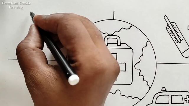 National Doctor's Day Drawing || How to Draw World Doctor Day Poster Easy step by step смотреть онлайн
