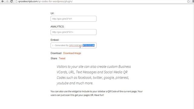 QR Codes for Wordpress Plugin first look смотреть онлайн
