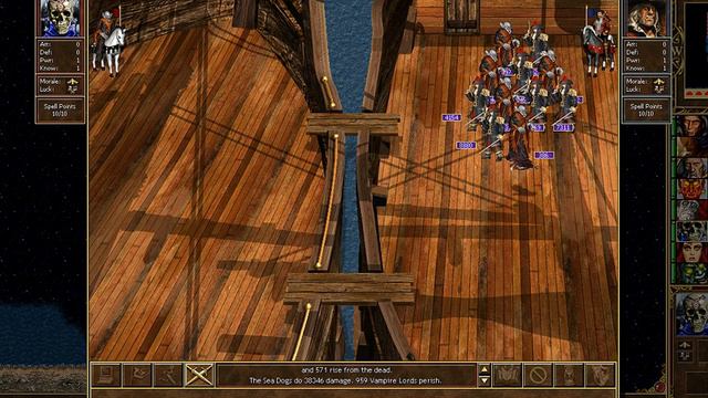 Heroes III HotA - Vampires (9350x6) vs Corsairs (9990x6) смотреть онлайн