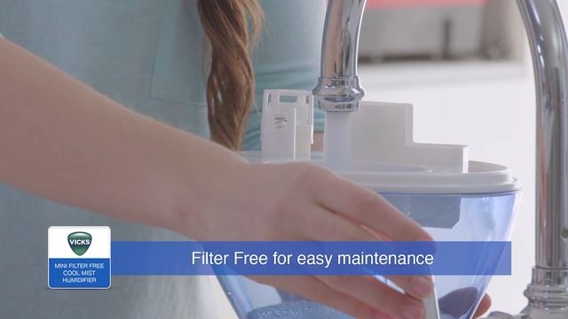 Vicks Mini Filter Free Cool Mist Humidifier - VUL520 смотреть онлайн