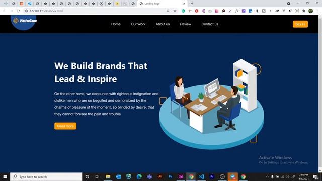 #2 Live Coding | How To Create A Perfect Landing Page Using HTML CSS JS | UI Kit Framework смотреть онлайн