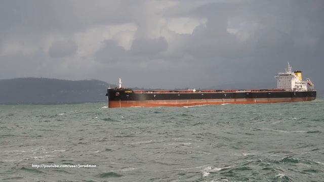 Bulk carrier COTINGA leaving A Coruña [4K] смотреть онлайн