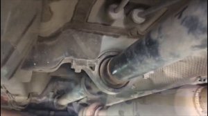 Замена подвесного подшипника карданного вала Kia Sportage