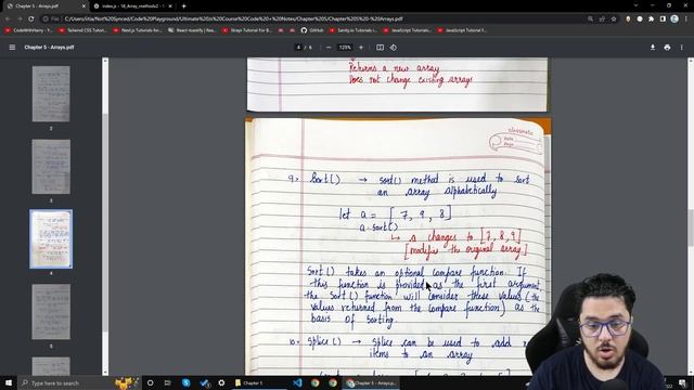 Some More JavaScript Array Methods | JavaScript Tutorial in Hindi #18 смотреть онлайн