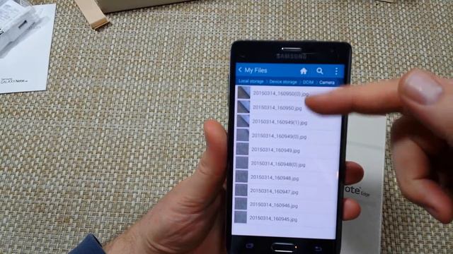 Samsung Galaxy Note EDGE / Copy Move or transfer pictures videos from internal memory to SD Card смотреть онлайн