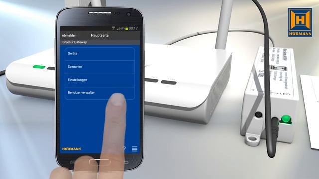 Настройка шлюза BiSecur WLAN