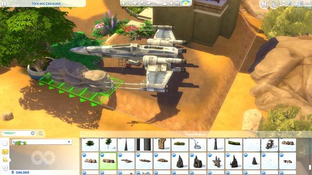 STAR WARS NO THE SIMS 4! | CASA DO MECÂNICO DE NAVES.